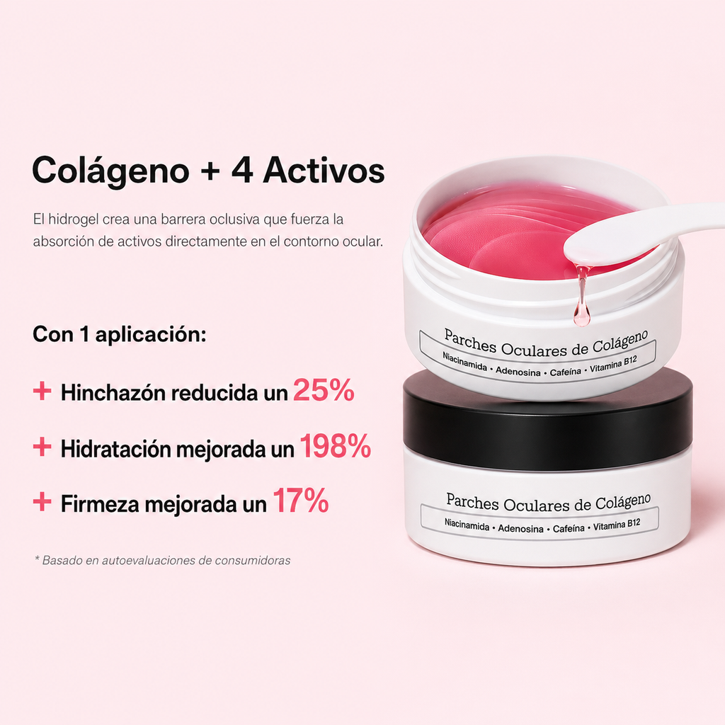NuvaSkin - Parches oculares de colágeno para ojeras y bolsas